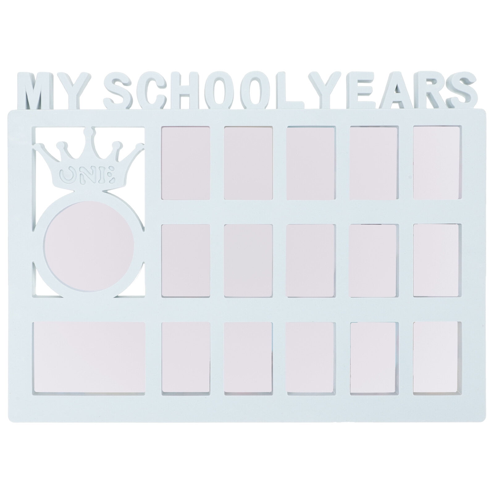 HOMEMAXS My School Year Photo Display Holder School Year Photo Display