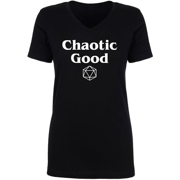 Chaotic Good Womens V-Neck T-Shirt
