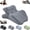 Gray, variant on TripleHBB Memory Foam Wedge Pillow, 27° Angled Support for Neck and Waist, Multi-Position Support Pillow