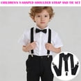 thumbnail image 5 of Kids Y Back Suspender and Bow Tie Set 2 Piece Dress Up Outfit for Boys - Style A, 5 of 6