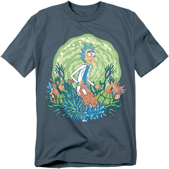 Rick And Morty T-Shirt Ricktanical Rick Unisex Graphic Tee for Men & Women