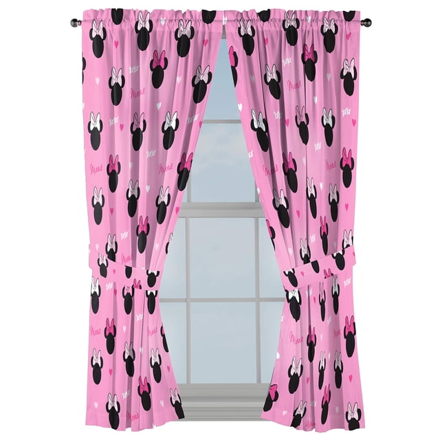 Cortinas Jay Franco Disney Minnie Mouse Hearts N Love