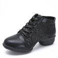 thumbnail image 1 of Botas individuales de tacón grueso para mujer, botas finas de verano, botas de red huecas, botas cortas transpirables sexys, novedad de 2022, 1 of 5
