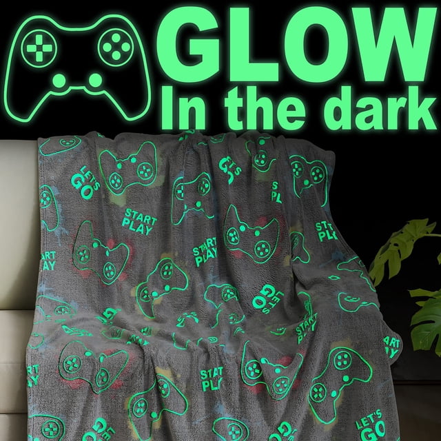 Controlador de juegos Blanket Jekeno Glow in The Dark, 60 x 80 cm