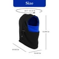 thumbnail image 5 of Kids Balaclava Face Mask, AYAMAYA Winter Windproof Hat Ski Mask for Cold Weather, Full Face Cover Warm Fleece Ski Mask Neck Warmer for Skiing Cycling, 5 of 7
