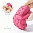 thumbnail image 6 of Pmoiste Fuzzy Slippers for Women Fluffy Furry Collar Cozy Memory Foam Non Slip Warm Winter House Slipper, 6 of 7
