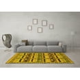thumbnail image 3 of Ahgly Company Indoor Rectangle Oriental Yellow Industrial Area Rugs, 5' x 7', 3 of 4