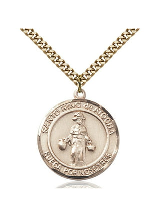 Santo Nino De Atocha Gold Pendant