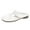 White, variant on Anuirheih Slip on Sandals Women,New Summer Flat Shoes Casual Baotou Women's Sandals Breathable Slippers(Black)