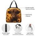 thumbnail image 4 of Easygdp Cute Cow Sunflower Field Bolsa Térmica Premium - Tela Oxford Impermeable, Gran Capacidad, Bolsillo Frontal, Unisex para Trabajo, Escuela, Actividades al Aire Libre y Picnics, 4 of 8