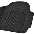 Motor Trend FlexTough Heavy Duty Rubber Car Floor Mats, 100 Odorless