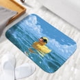 thumbnail image 6 of 1pc Rubber Duck in the Sea Absorbent Non-Slip Bathroom Thickened Flannel Rug Decor,Soft,Quick Drying,Suitable For Indoor/outdoor Use,Bathrooms,Bedrooms,Kitchens,Terrace,Laundry Rooms,16"x24", 6 of 9