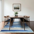 thumbnail image 6 of SARAG 5'x7' Area Rugs for Living Room, Abstract Machine Washable Non-Slip Carpet, Modern Indoor Rugs for Bedroom Dining Room Office Farmhouse,Blue Apricot, 6 of 9
