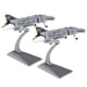 thumbnail image 1 of 2 piezas F-4c Diecast 1: 100 modelo de modelos de de juguete - bombardero de interceptor de defensa para Hugo Avión de combate americano del aeroplano, 1 of 10