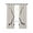 Beige, variant on Sage Green Gray Ombre Blackout Curtains, Light Blocking Print Window Curtains, Black Hockey Sticks Minimalist Style Thermal Insulated Window Drapes for Living Room 2 Panels, 104"W x 72"L