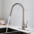 thumbnail image 3 of UWR-Nite Kitchen Faucet with Pull Down Sprayer, Modern Kitchen Sink Faucet Single Hole with 10" Deck Plate, Single Handle Pull Out Kitchen Faucets for Sink, 3 of 6