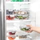 thumbnail image 4 of MAGMALIFE Juego de 24 Piezas, 12 Contenedores de Vidrio Y 12 Tapas, Herméticos, Tapas de Cierre Fácil, Refractarios Resistentes Aptos para Horno, Microondas, Refrigerador, apilables (Gris), 4 of 8