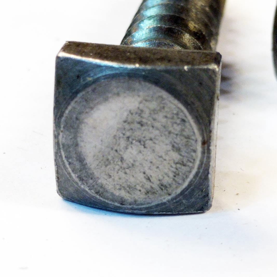 (25) 3/8" x 2" Lag Screws Antique Square