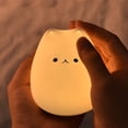thumbnail image 6 of Cute Cat Silicone Night Light with Color-Changing LED, Portable Children's Bedside Atmosphere Lamp for Kids' Bedrooms and Decor, 6 of 6