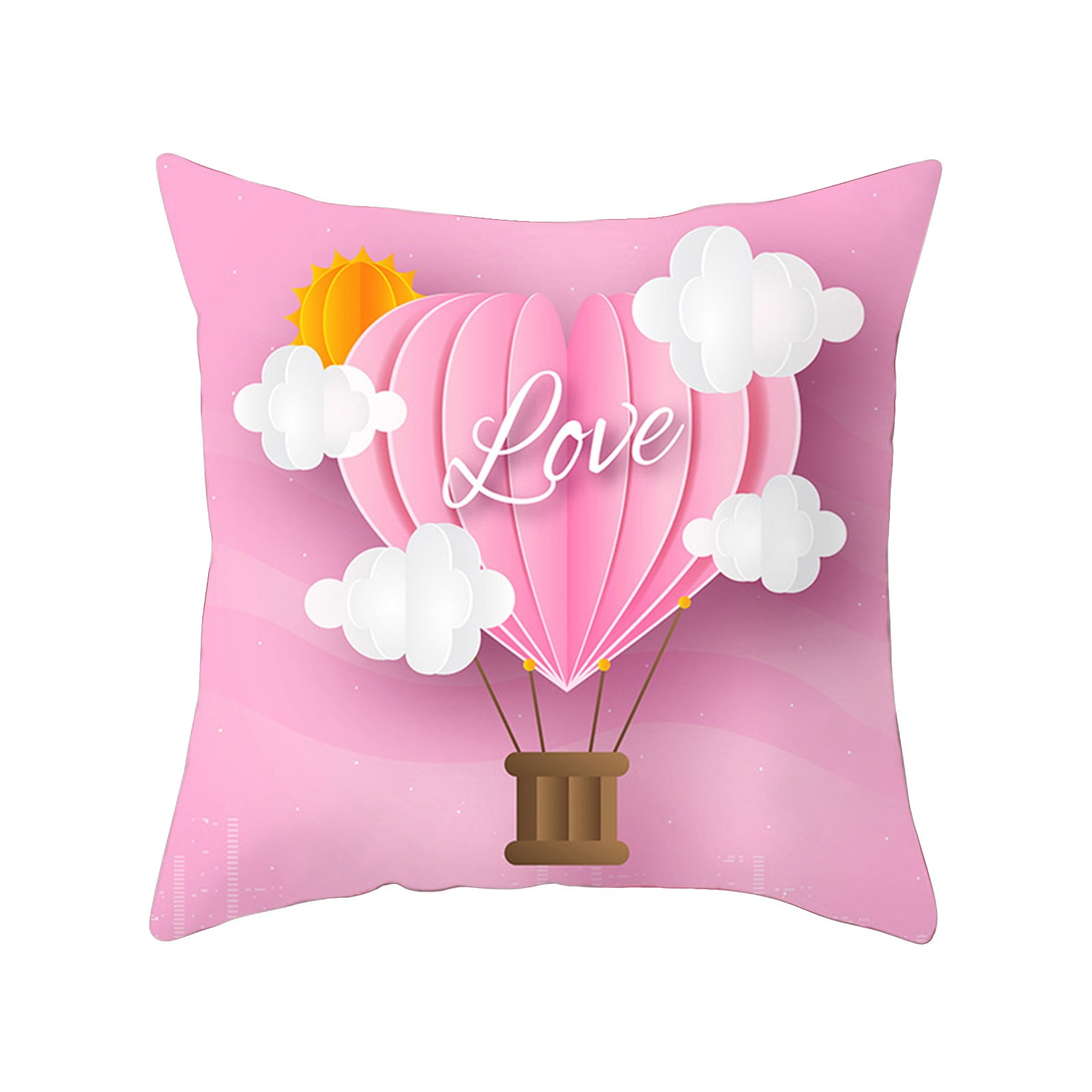 Frehsky niture Valentine's Day Pillowcase Decorative Pillow Case