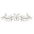 thumbnail image 1 of Home Roots 321143 Brushed Pearl Over The Door Wall Decor, White, 1 of 2