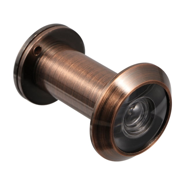 OULII Copper Door Viewer Round with Privacy Protection for Security 1Set