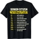 thumbnail image 1 of Playera para Mujer de Adultos Mayores - Código de Textos Divertido, Estilo Misfits, Negro, 1 of 7