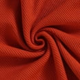thumbnail image 4 of Autumn Girls High Neck Solid Color Pit Strip Long Sleeve Top + Plaid Pleated Skirt-Orange,12M-5Y, 4 of 6
