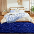 thumbnail image 4 of ZENELESS Super Soft Fluffy Rug for Bedroom,6x9 Blue Anti-Skid Plush Floor Carpet for Living Room Home Decor, 4 of 7