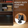 thumbnail image 2 of Adjustable Leg Leveler, 4 Pack Leveling Feet Heavy Duty Leg Levelers Adjustable Furniture Levelers With Screws, Lock Nuts And Wrench For Large Furnitu, 2 of 5