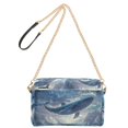 thumbnail image 2 of FORMRS Women Crossbody Purse with Chain Strap Vegan Leather Shoulder Handbag, Night Floating Whale, 2 of 7