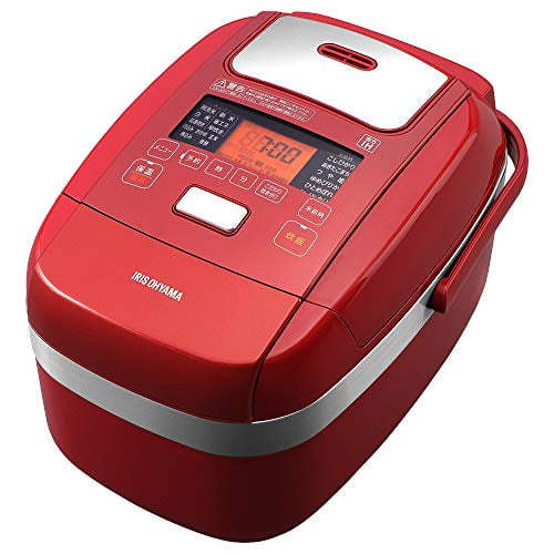 Iris Ohyama RCPH50R Pressure IH Rice Cooker, 5.5 Go Red, Pressure IH