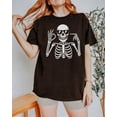 thumbnail image 2 of 67 Skeleton Funny Six Seven Gen Alpha Halloween Meme T-Shirt, Multicolors, Size S-5XL, 2 of 5