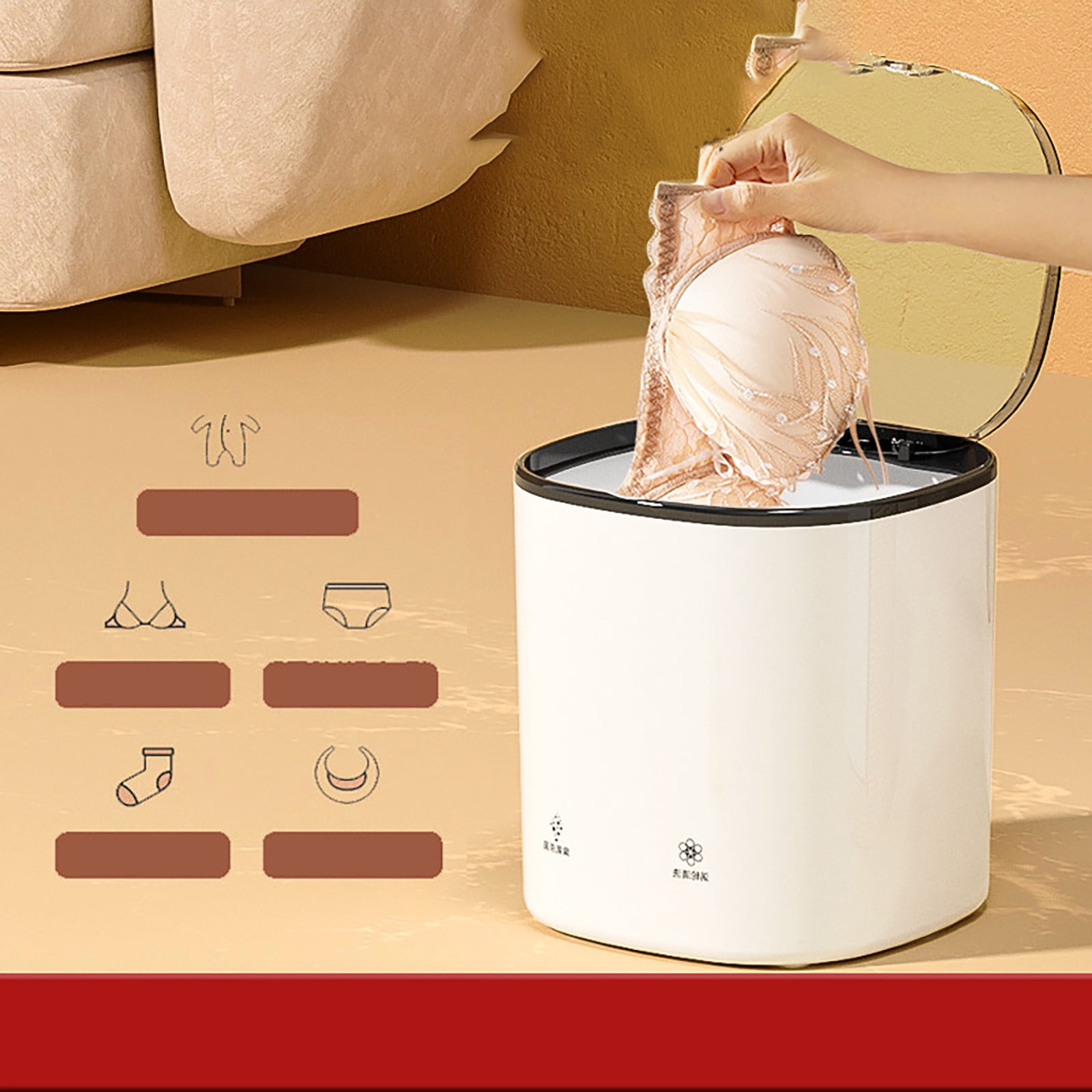 Jilgteok Portable Underwear Washing Machine Washing Machine