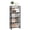 Greige, Black, variant on Shoe Rack 5-tier Slanted Narrow Storage Shelf Slim Organizer For Entryway Space-saving Wooden Top And Metal Frame Hallway Greige Black Txj03bg