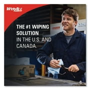 WypAll PowerClean X80 Cloths Heavy Duty Wipes (41025), Jumbo, Extended Use Towels, White (1 Roll of 455 Sheets, 455 Sheet Total)