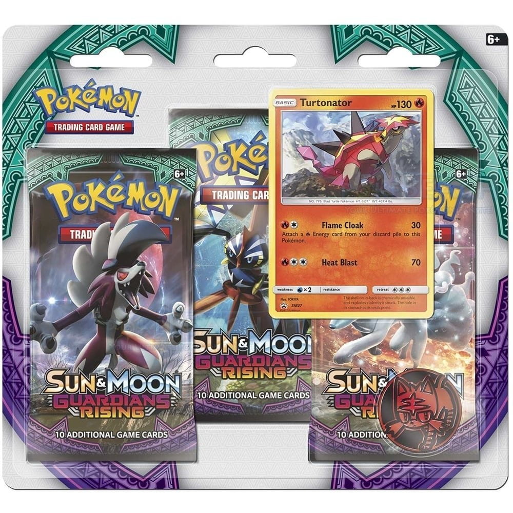Pokemon Sun and Moon Guardians Rising 3 Booster BLISTER for sale online 