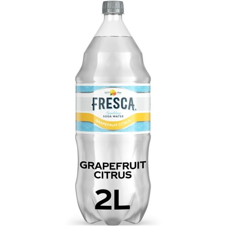 Fresca Grapefruit Citrus Soda Water Pop, 2 Liter Bottle