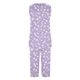 thumbnail image 4 of Conjunto de Verano para las Mujeres Casual Impreso sin Mangas Cuello Redondo Y Pantalones Recortados de Dos Piezas, 4 of 7