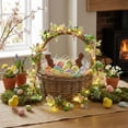 thumbnail image 5 of FEOLGEHLY 6.56 ft Lighted Easter Garland for Mantle, Artificial Spring Flower Garland with Easter Egg Berries LED Lights Decoration for Farmhouse Home Party Indoor Outdoor Decor, 5 of 7