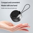 thumbnail image 4 of Latrodar Portable Speaker Bluetooth Speaker Wireless Speaker Bluetooth 5.0 Mini Speaker Affordable&High-Quality Black 3.2x3.2 Inch Home Essentials, 4 of 5