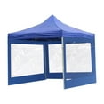 thumbnail image 2 of QualitChoice Water-proof Canopy Sidewalls Durable Oxford Cloth For Reliable Shelter Enhanced Comfort Transparent black, 2 of 6