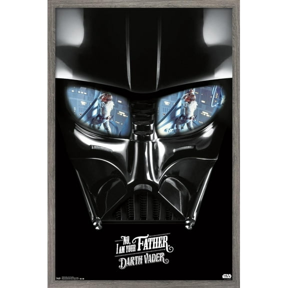 Star Wars: Saga - I Am Your Father Wall Poster, 22.375" x 34", Framed