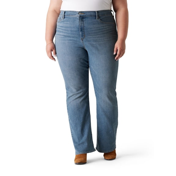 Levi Strauss Signature Women's and Women's Plus High Rise Bootcut Jeans