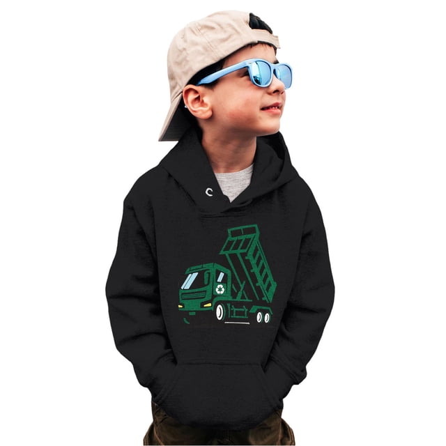 WEAIXIMIUNG Chandails Garçons Col Rond Camion Dinosaure Manches Longues Chandail Tops Tees