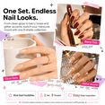 thumbnail image 6 of Morovan Neutral Nail Polish Set,8 Elegant Shades of Nude, Blush Pink, Rose Brown & Champagne Glitter for Daily Wear, 6 of 9