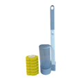 thumbnail image 1 of Juego de cepillos de baño desechables con 6 recambios Mantenimiento profesional del baño Limón, 1 of 6
