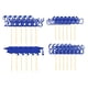 thumbnail image 5 of 24 piezas de palillos para cupcakes, decoraciones para tartas, suministros para fiestas, felicitaciones, graduados, bricolaje, inserto para tarta Azul, 5 of 9