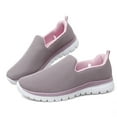 thumbnail image 2 of Slip On Shoes for Women Comfortable Walking Sneakers Casual Lightweight Mesh Shoes Girls Athletic Tennis Shoes for Gym with Arch Support, 2 of 5