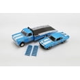 thumbnail image 2 of 1967 Chevy C-30 Ramp Truck w/ 1970 Chevy Camaro #5 Greenlight 51345 - 1/64 scale Diecast Car, 2 of 9